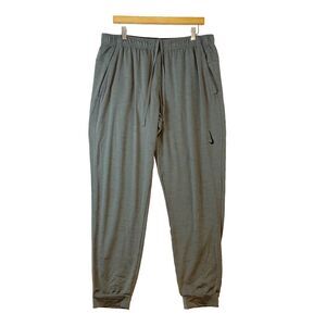 Nike Yoga DRI-FIT Men's Joggers Size XL Gray Sweatpants Drawstring Gorpcore